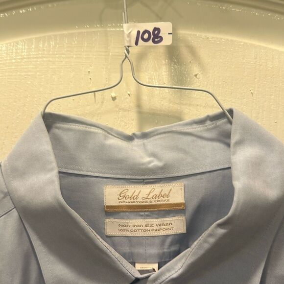 Roundtree & Yorke Other - Dress Shirt Gold Label Roundtree & York. 18 1/2 - 35